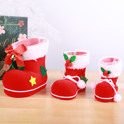 Dekorativer Mini Weihnachtsstiefel Karnz