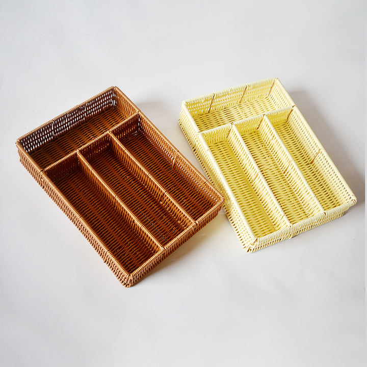 Woven Multi-Compartment Storage Organizer Karnz