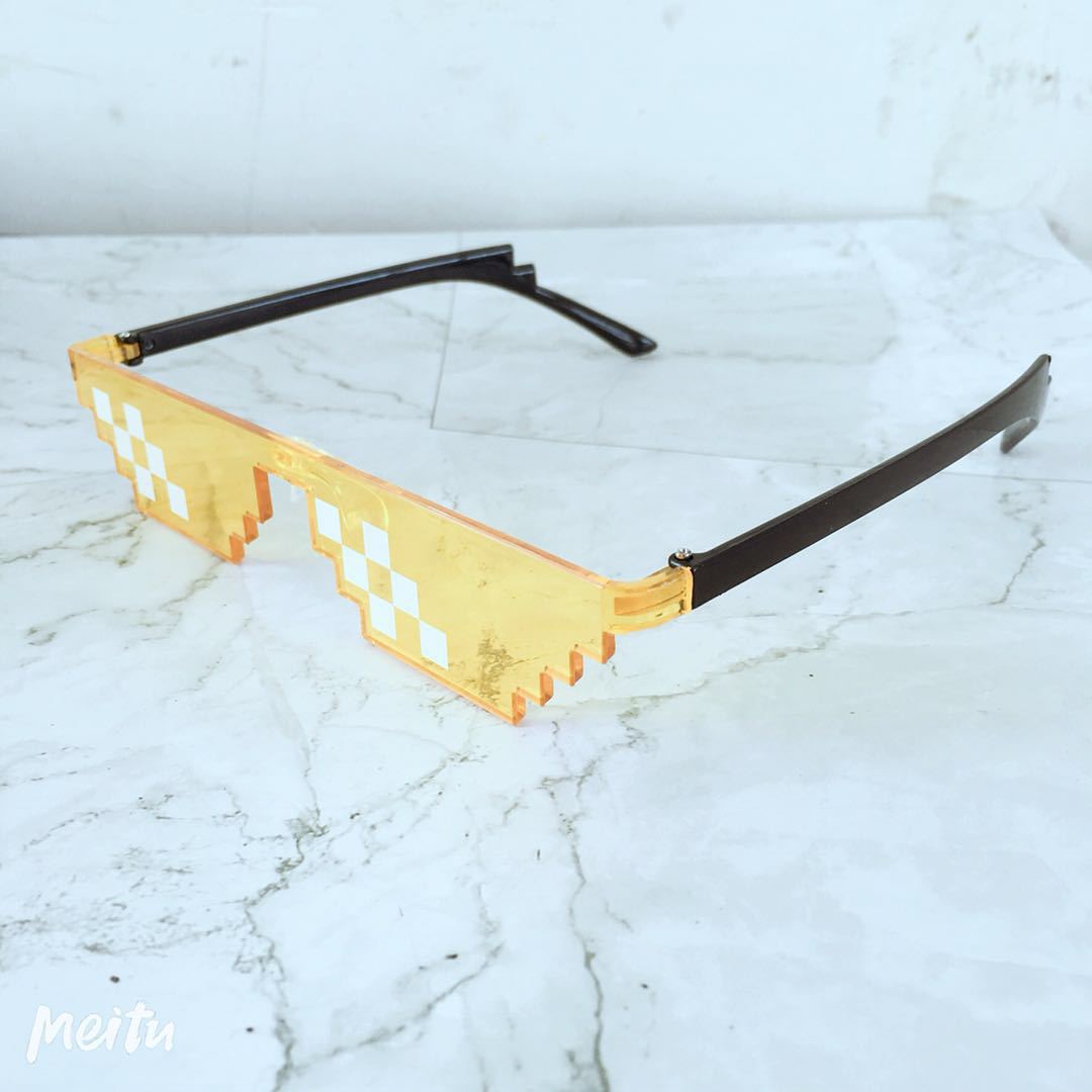Pixelierte Mode-Sonnenbrille Karnz