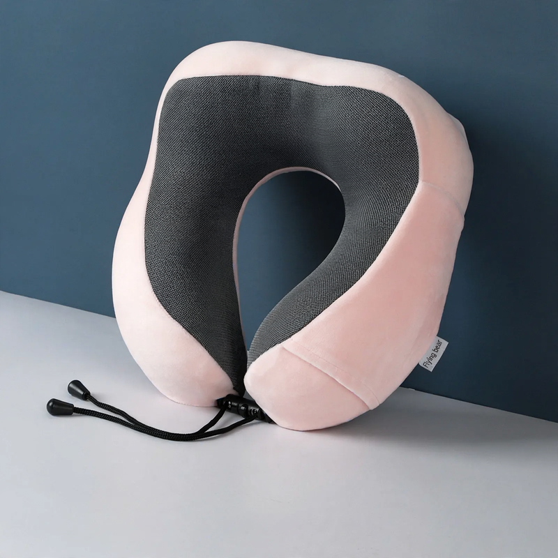 U-förmiges Nackenkissen aus Memory-Foam mit Aufbewahrung