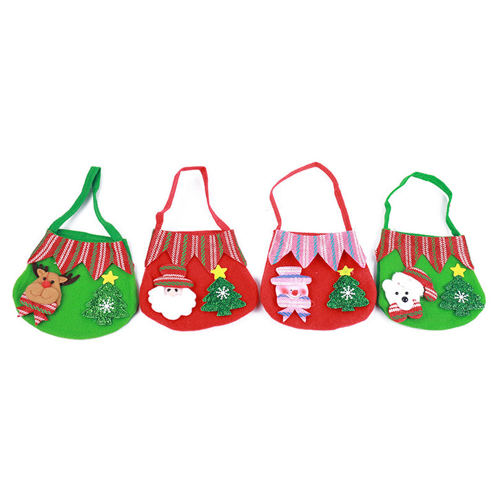 Niedliche Weihnachtsgeschenktasche aus Filz Karnz