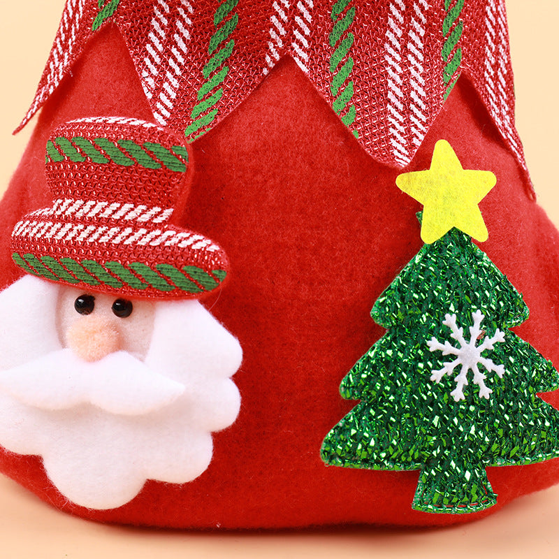 Niedliche Weihnachtsgeschenktasche aus Filz Karnz