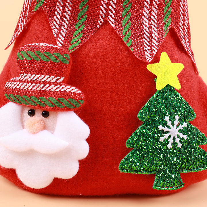 Niedliche Weihnachtsgeschenktasche aus Filz Karnz