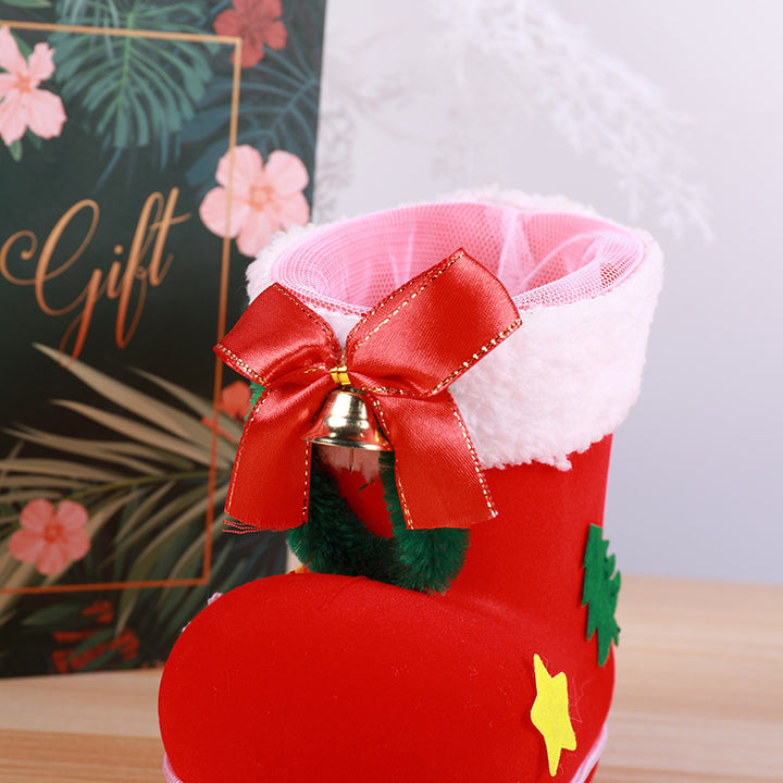 Dekorativer Mini Weihnachtsstiefel Karnz