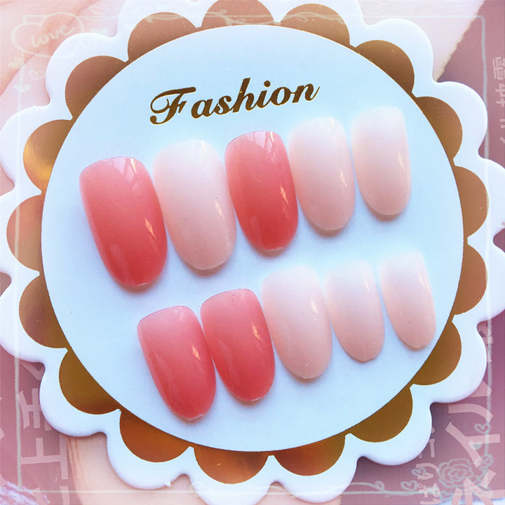 Stylische Gradient Press-On Nagelspitzen