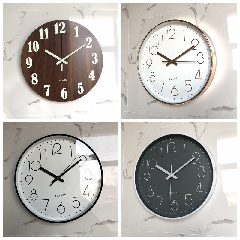 Wanduhr im modernen Holzdesign Karnz