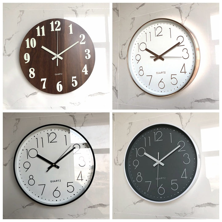 Wanduhr im modernen Holzdesign Karnz