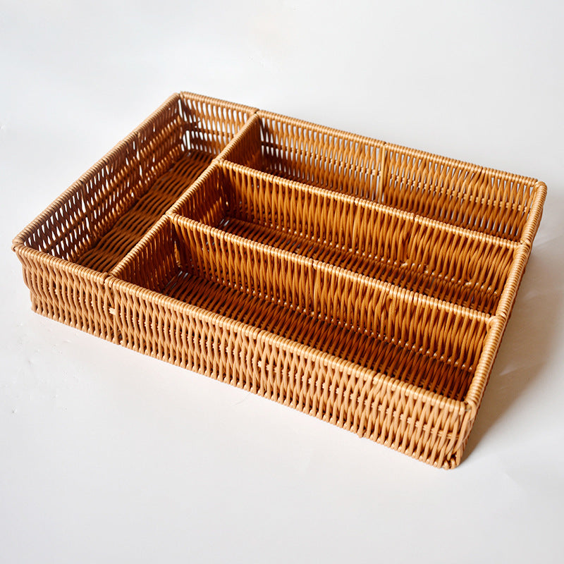 Woven Multi-Compartment Storage Organizer Karnz