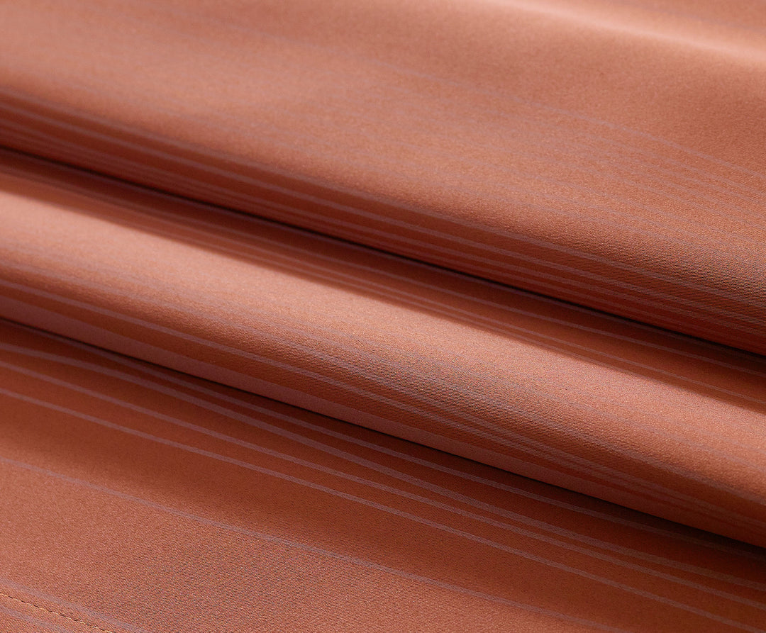 Bettwäsche-Set aus Baumwollsatin mit feinem Streifen‑Satinfinish Karnz