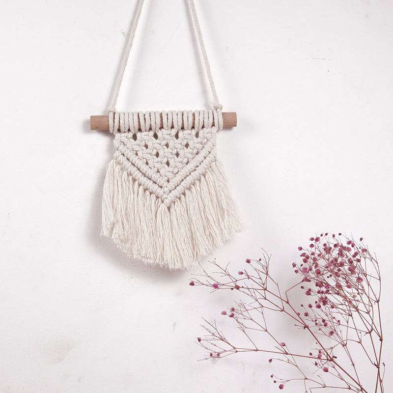 Dekorative Macramé Wandhängende Kunst Karnz