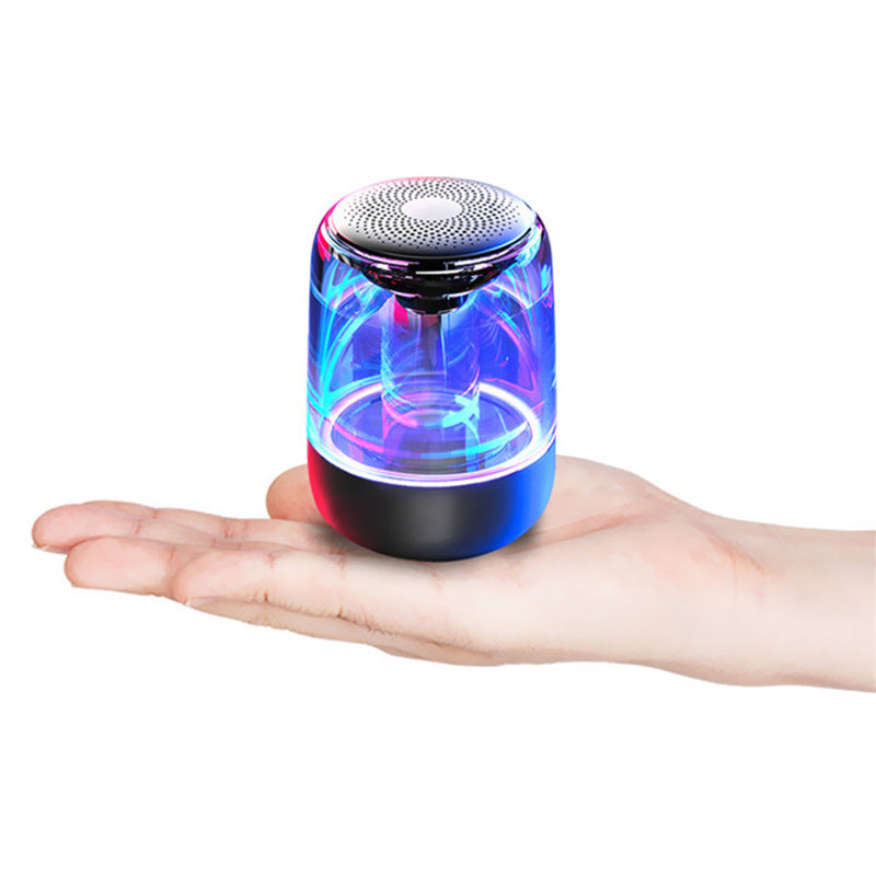 Sandsberg Lautsprecher Bluetooth Säule Drahtloser Bluetooth-Lautsprecher mit kraftvollem Bass und Radio sowie variabler Farb-LED-Beleuchtung.
