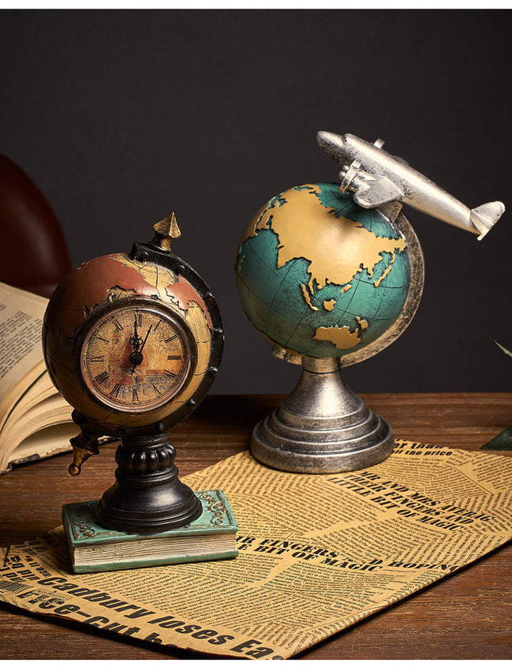 Retro Globe Clock | Karnz