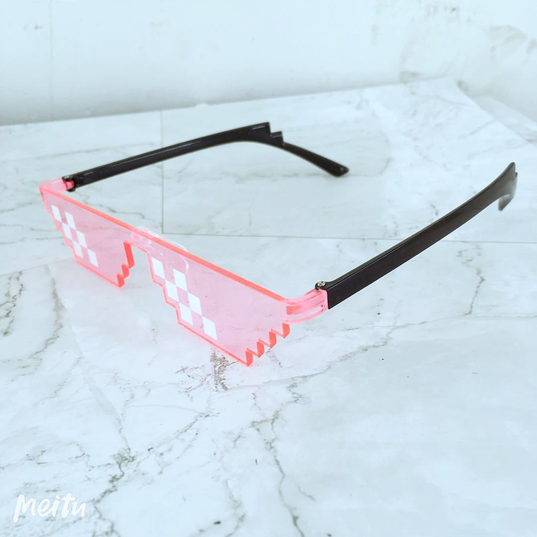 Pixelierte Mode-Sonnenbrille Karnz