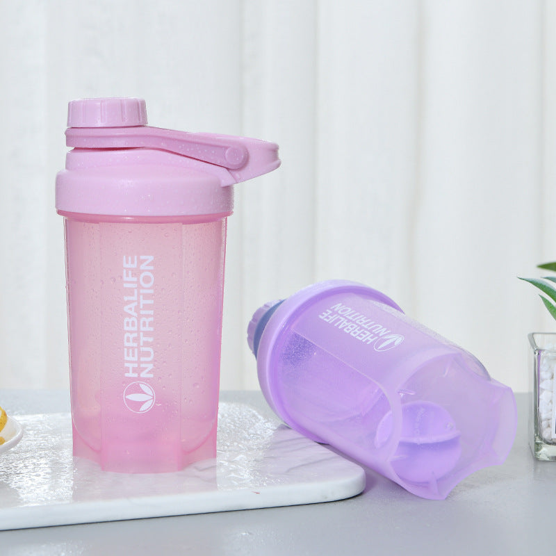Unisex Shakerflasche mit Mixer-Ball für Fitness- und Protein-Getränke Karnz