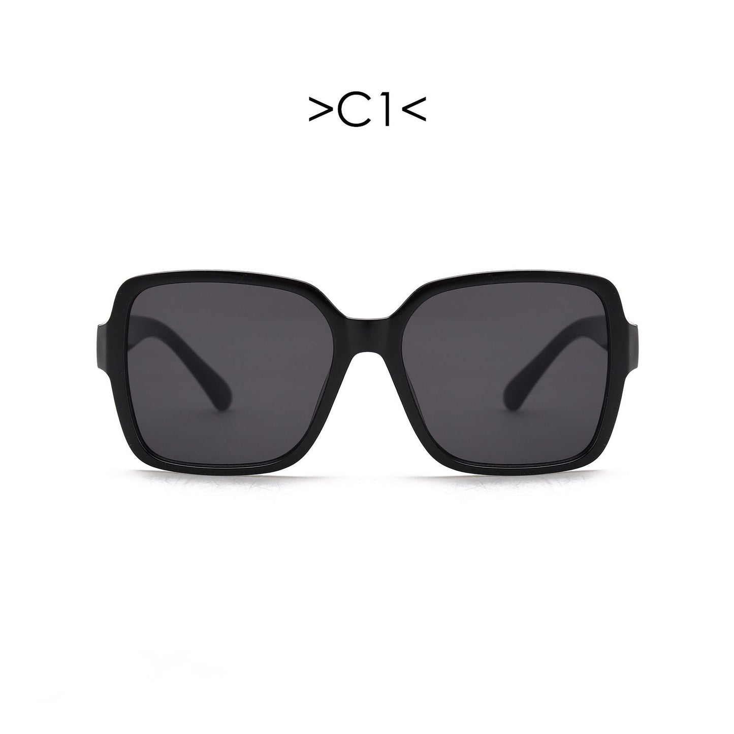 Damen oversized Sonnenbrille mit geometrischem Design Karnz