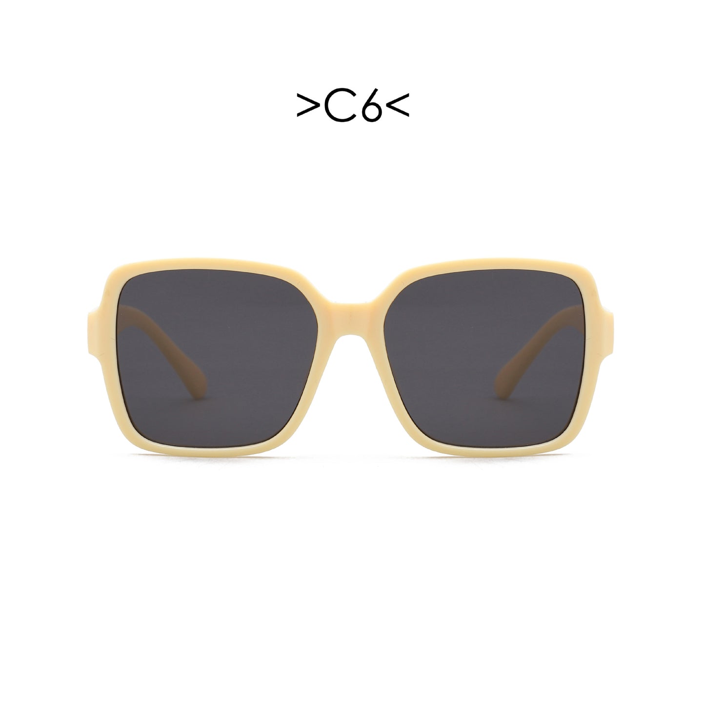 Damen oversized Sonnenbrille mit geometrischem Design Karnz