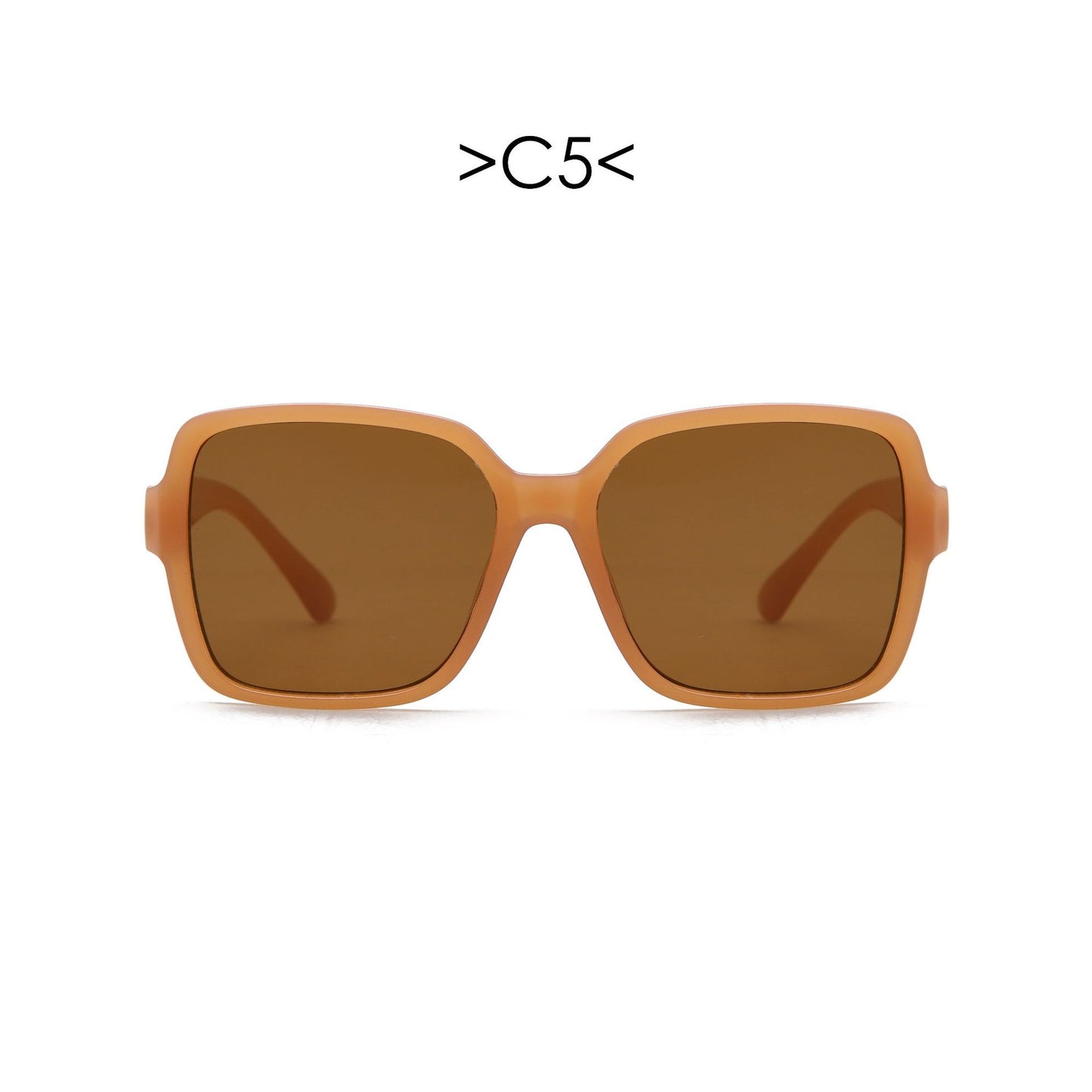 Damen oversized Sonnenbrille mit geometrischem Design Karnz