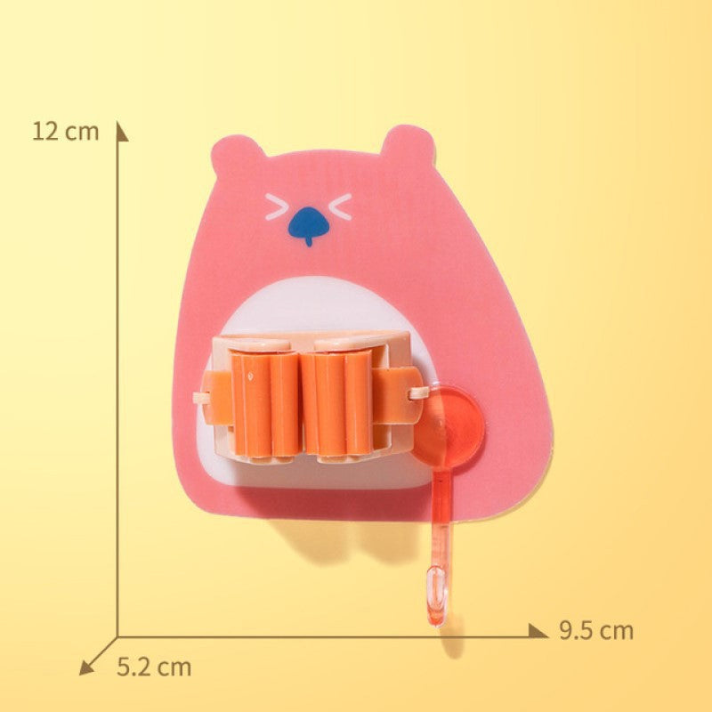 Einzelner Cartoon-Mop-Halter | Karnz