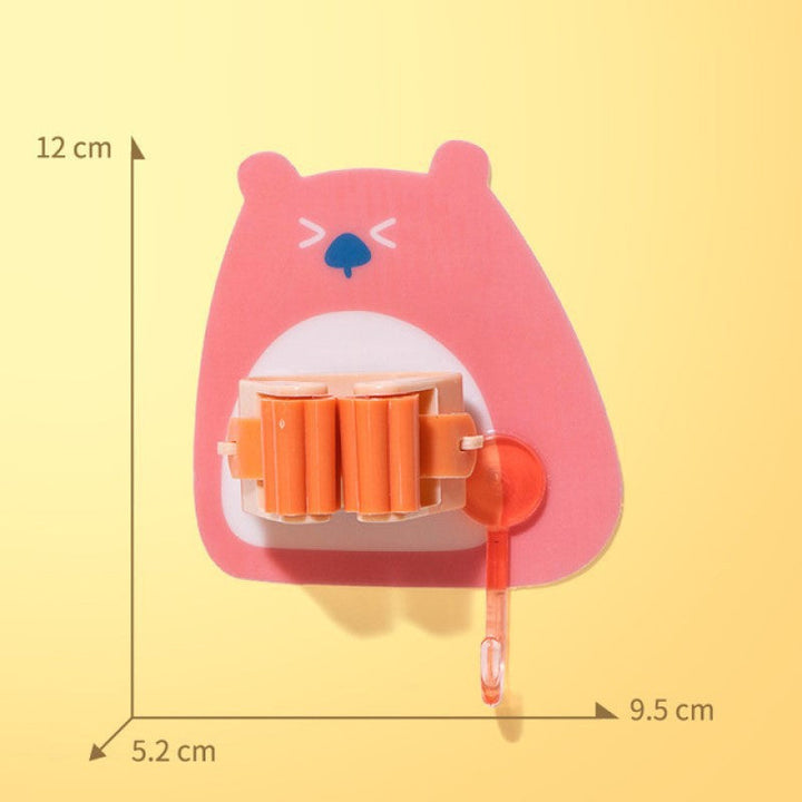 Einzelner Cartoon-Mop-Halter | Karnz
