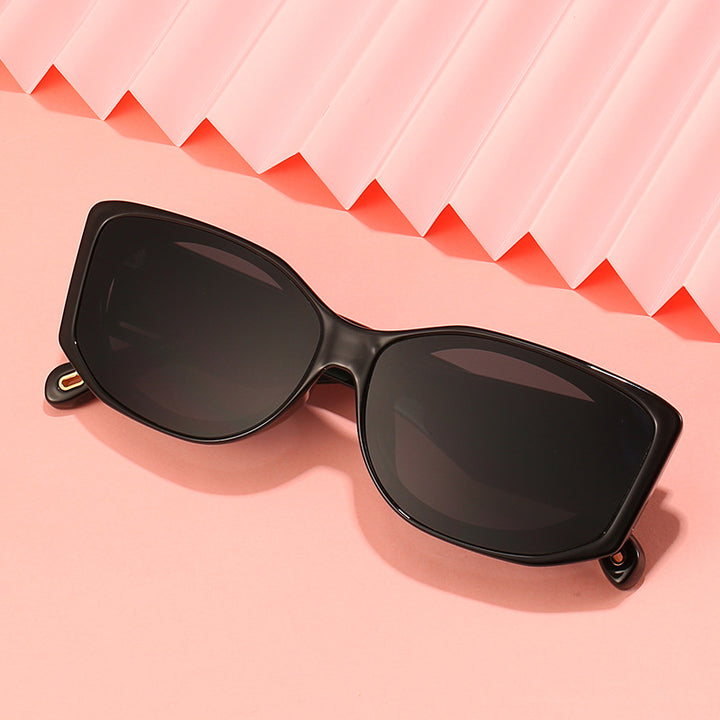 Transparente Übergroße Sonnenbrille Karnz