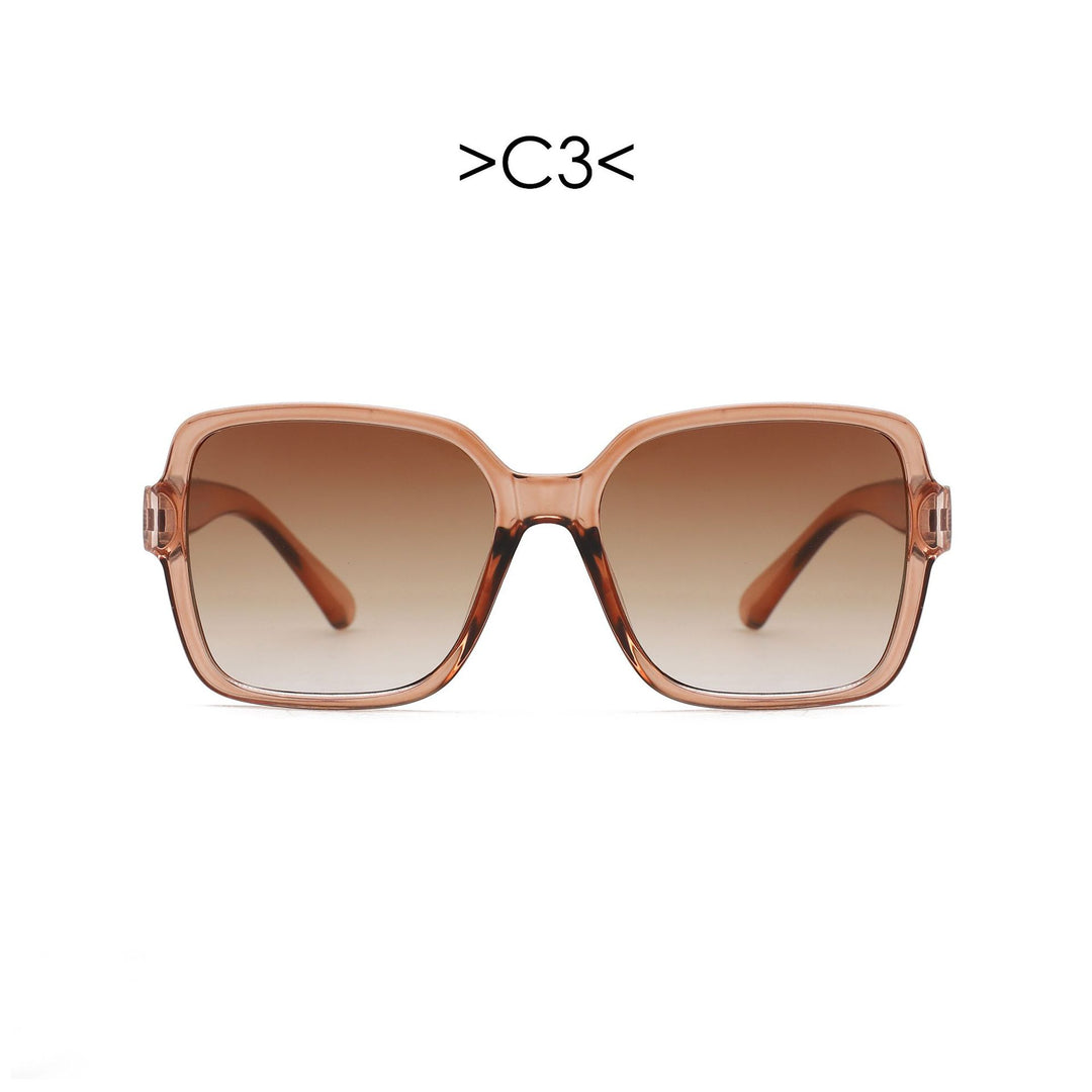 Damen oversized Sonnenbrille mit geometrischem Design Karnz