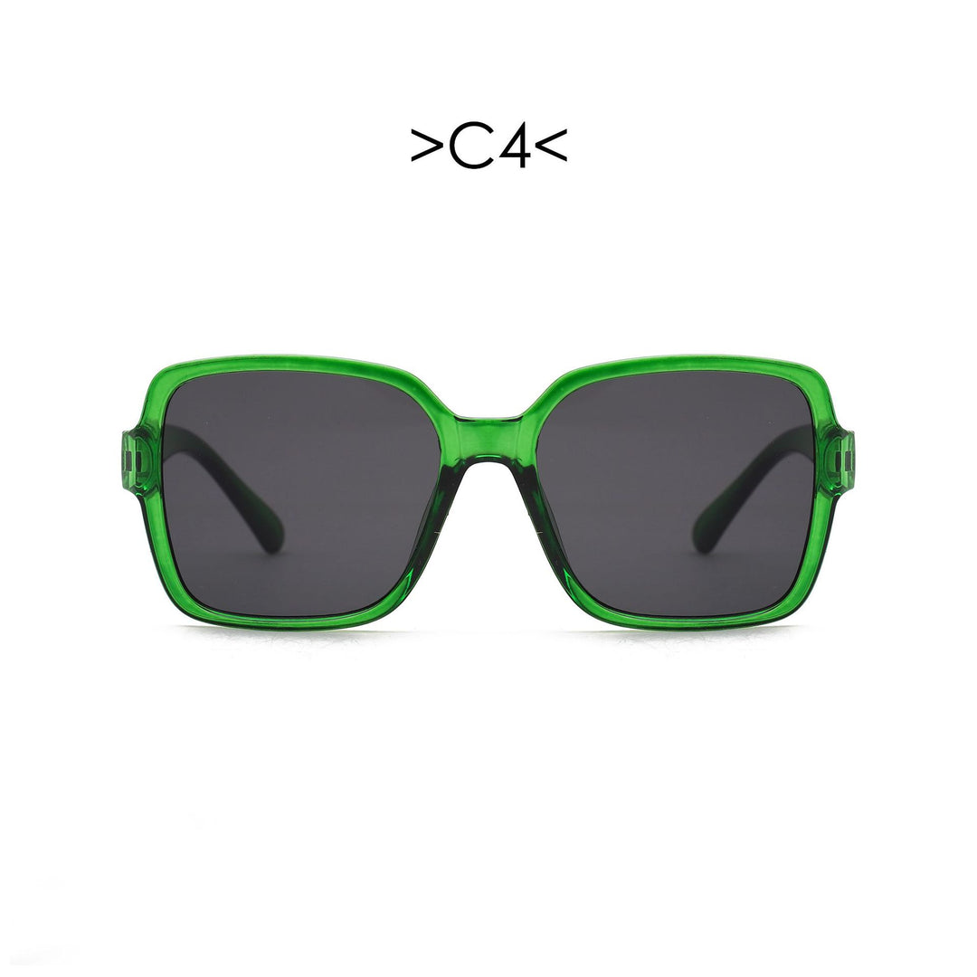 Damen oversized Sonnenbrille mit geometrischem Design Karnz