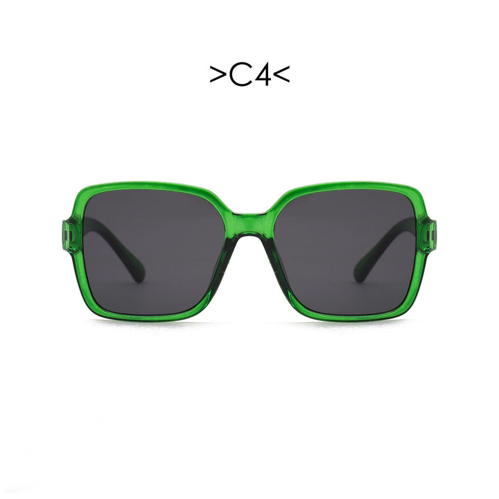Damen oversized Sonnenbrille mit geometrischem Design Karnz
