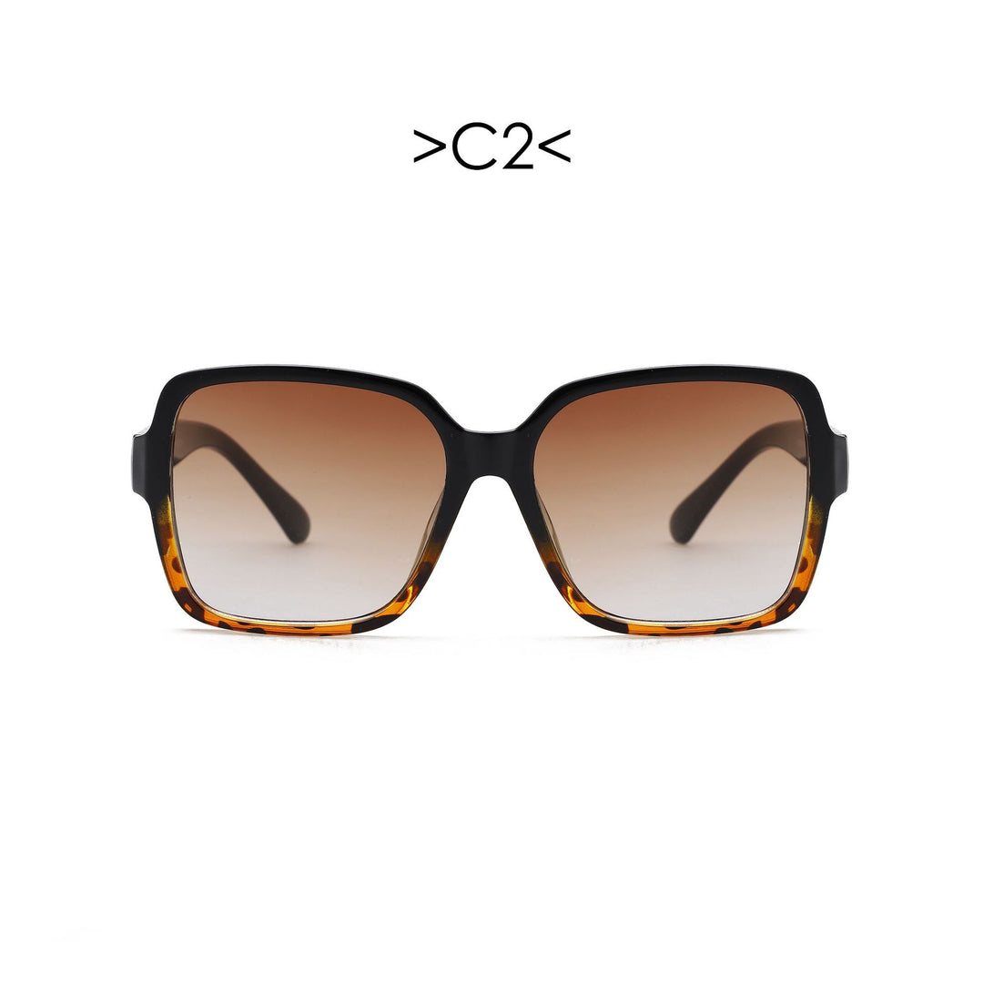 Damen oversized Sonnenbrille mit geometrischem Design Karnz