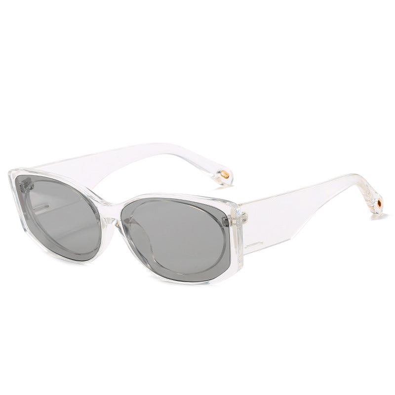Transparente Übergroße Sonnenbrille Karnz