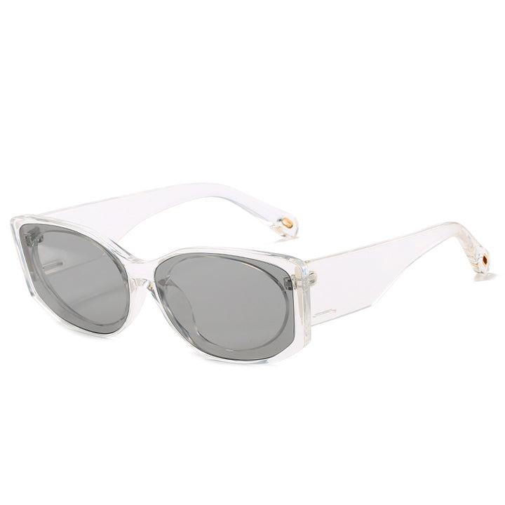 Transparente Übergroße Sonnenbrille Karnz