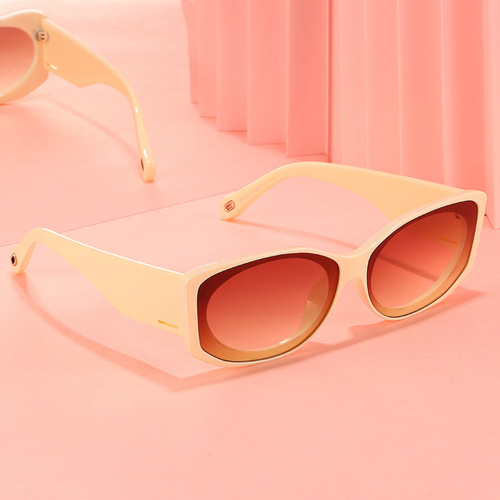 Transparente Übergroße Sonnenbrille Karnz