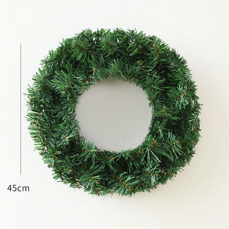 Dekorativer Weihnachtskranz aus PVC, verschiedene Größen