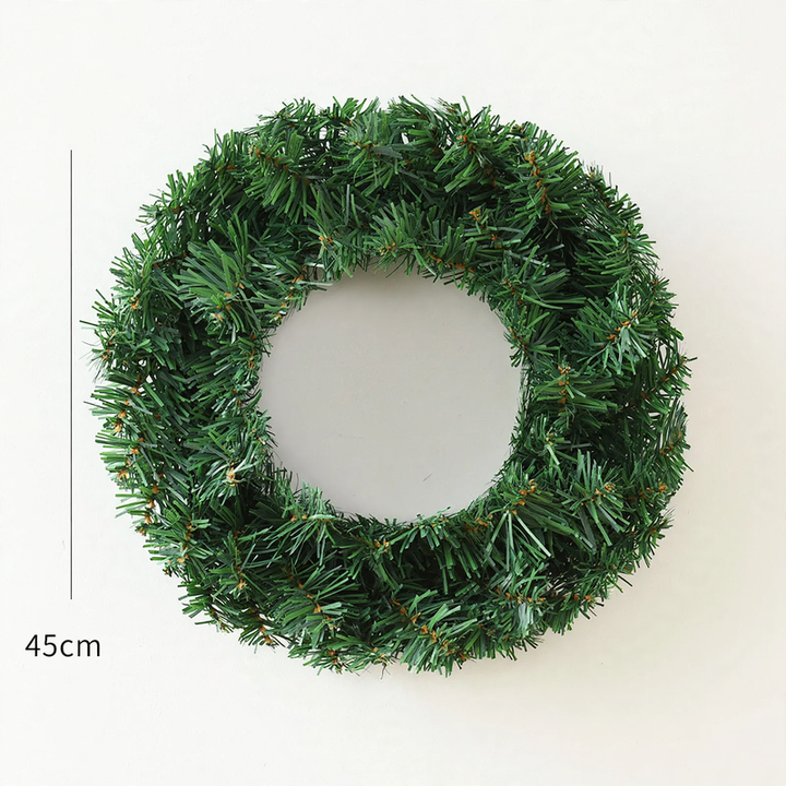 Dekorativer Weihnachtskranz aus PVC, verschiedene Größen
