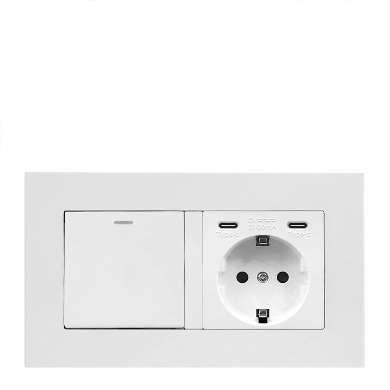 Steckdose 16A europäischer Standard mit USB