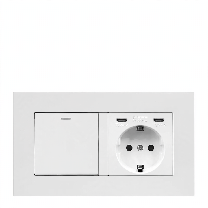 Steckdose 16A europäischer Standard mit USB