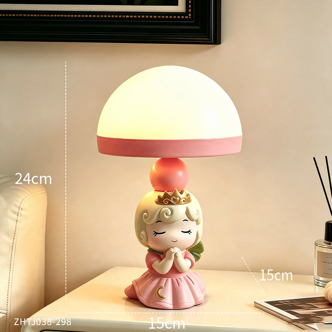 Quallen-Tischlampe mit Märchen-Design