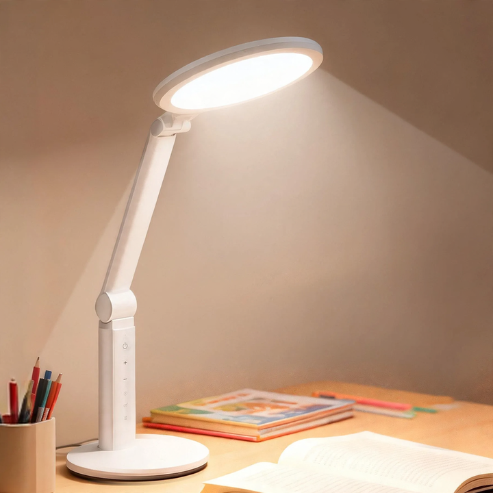 Vollspektrum-LED-Schreibtischlampe mit Augenschutz