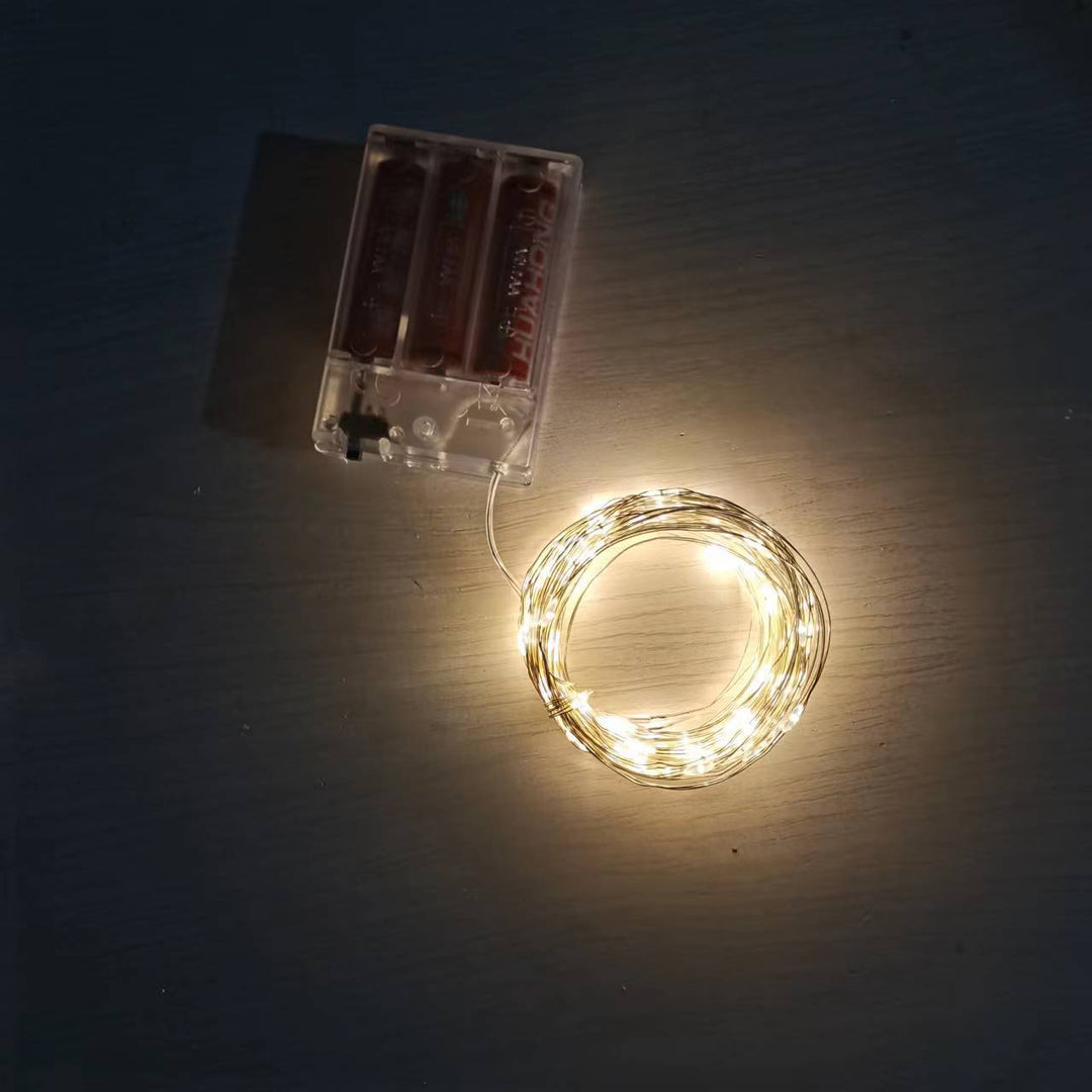 LED-Kupferdraht-Lichterkette für Innen- und Außenbereich