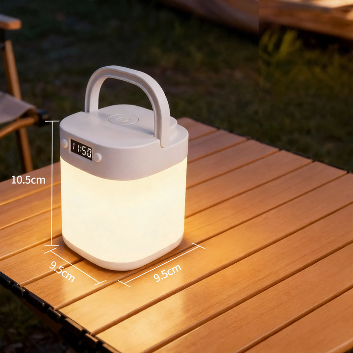LED-Campinglampe mit Akku und Notlichtfunktion