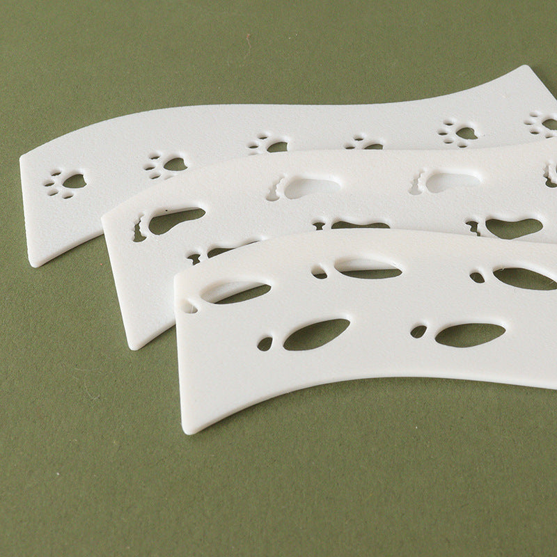 Miniatur-Weihnachts-Fußabdruck-Matte für Puppenhäuser