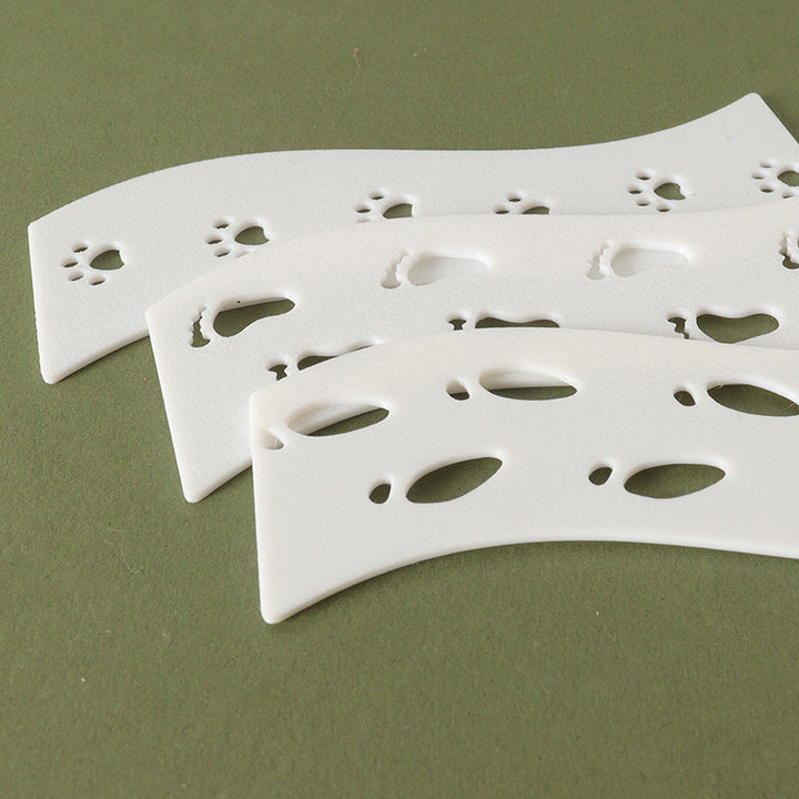 Miniatur-Weihnachts-Fußabdruck-Matte für Puppenhäuser