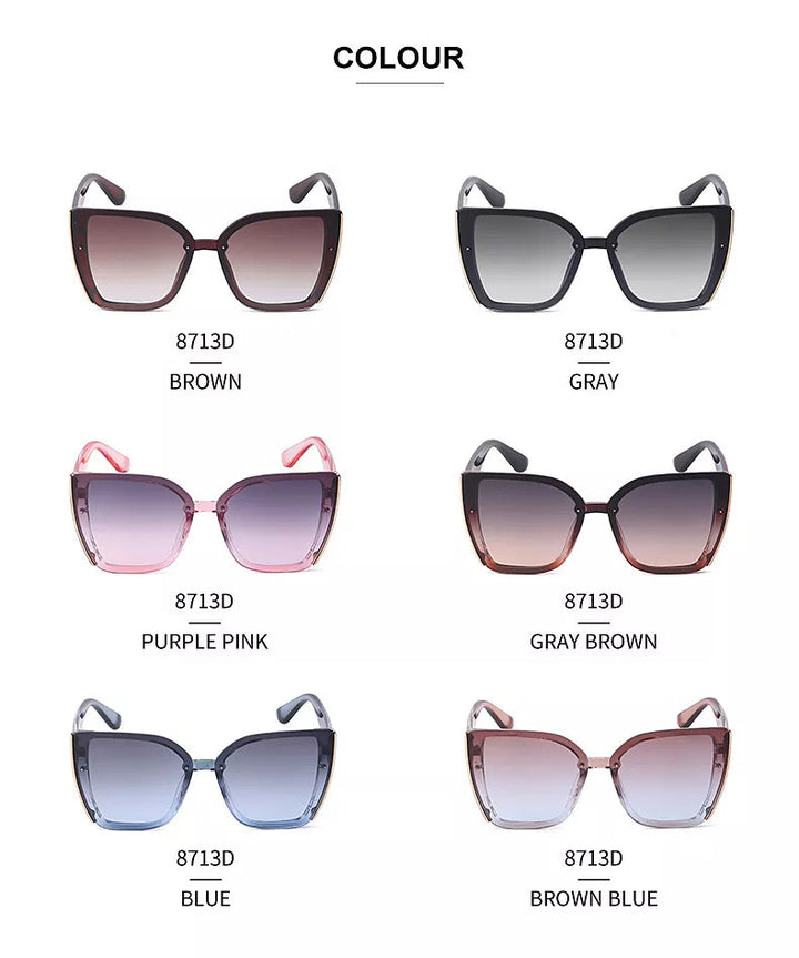 Billie Retro Sonnenbrille | Quadratisch & Trendy | Karnz