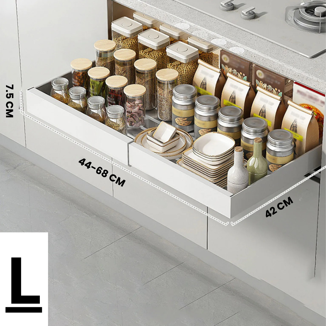 FlexiShelf Pro — Endlich perfekte Ordnung, die dir den Küchenalltag erleichtert | Karnz