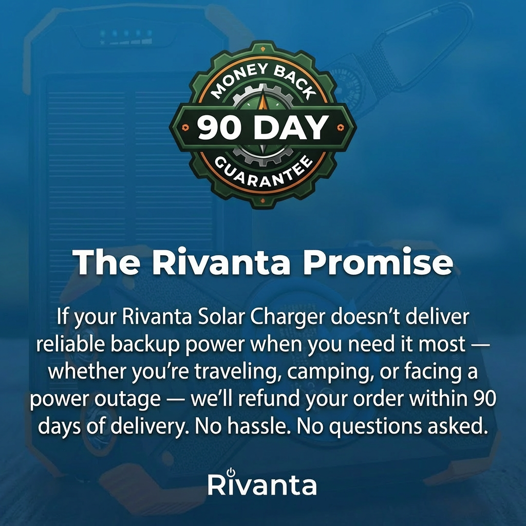 Rivanta Solar-Powerbank Notstrombank IPX4 | Karnz