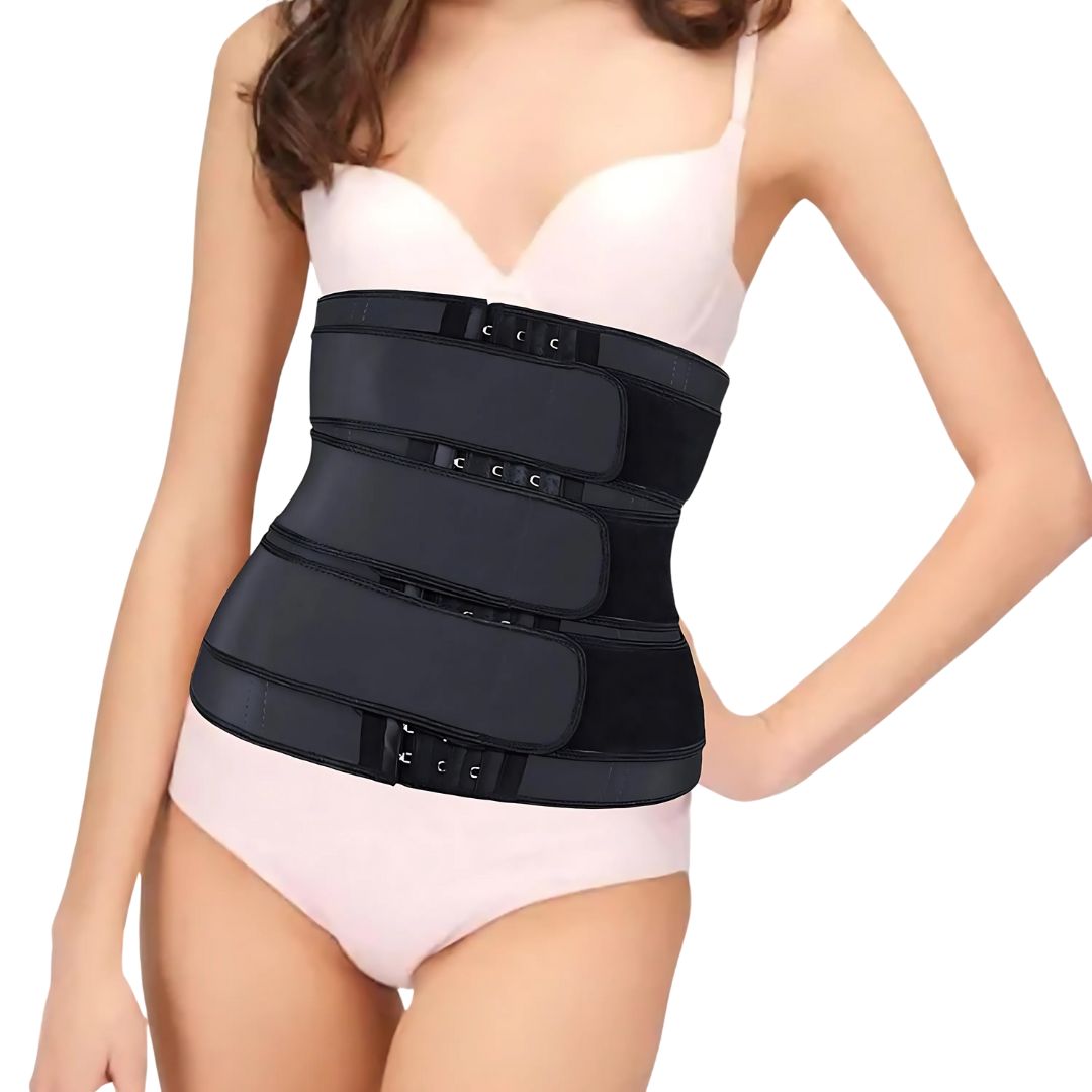 ThermoCore | Taillentrainer Gürtel – Dreifache Kompression – Atmungsaktives Neoprenmaterial – Nach dem Training & Nach der Geburt Verwendung Karnz
