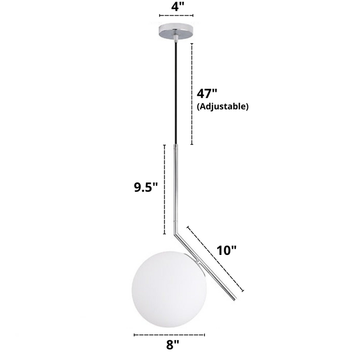 Nordische Glaspendelleuchten