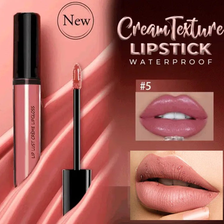 Wasserfester Lippenstift mit cremiger Textur
