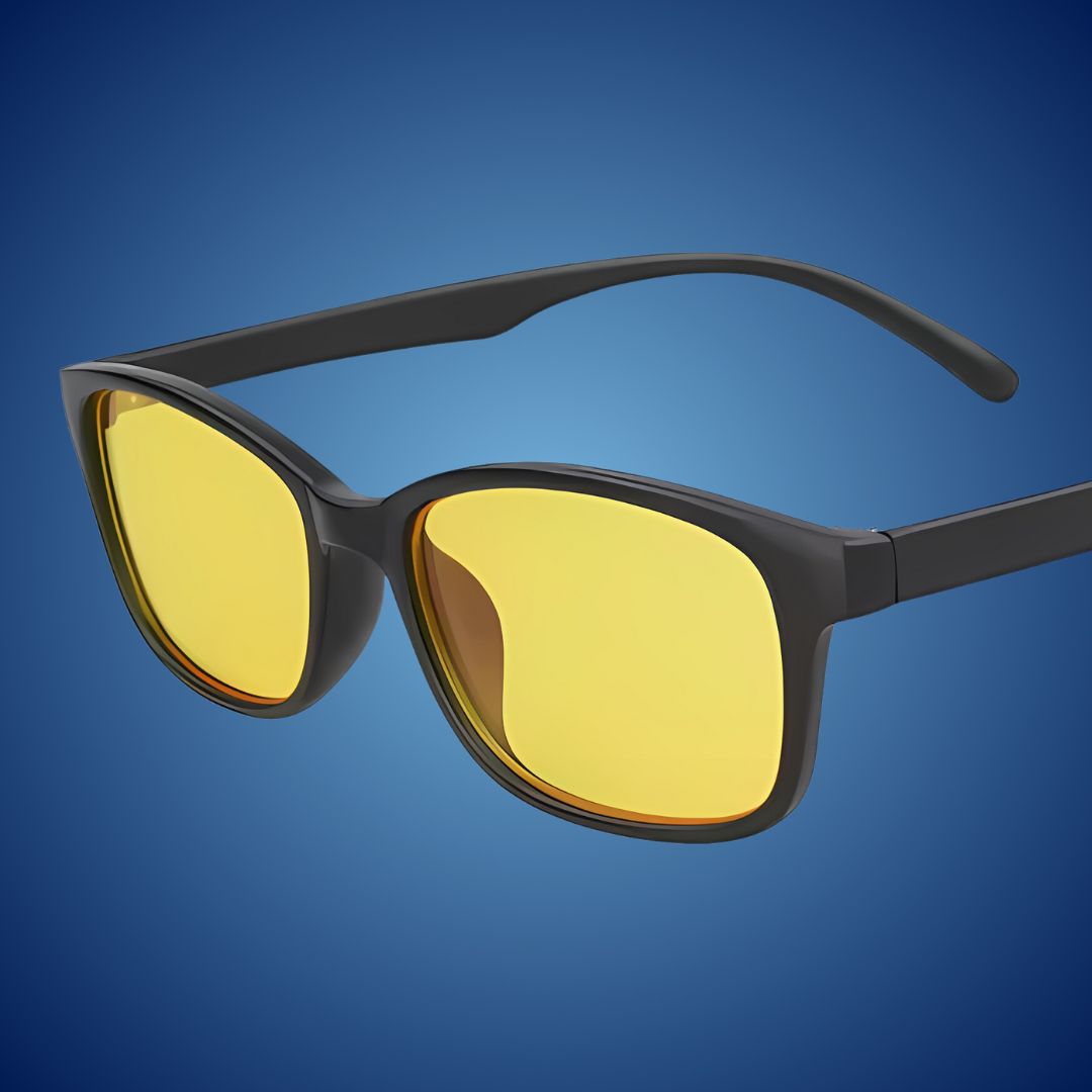 VisionGuard Blaulichtbrille | Augenbelastung Linderung - Schlafverbesserung - Computerbildschirmbrille - Antireflexbeschichtung Karnz