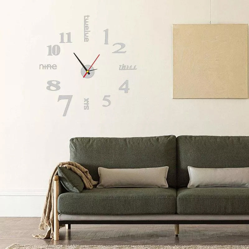 DIY Moderne stanzfreie Wanduhr | Karnz