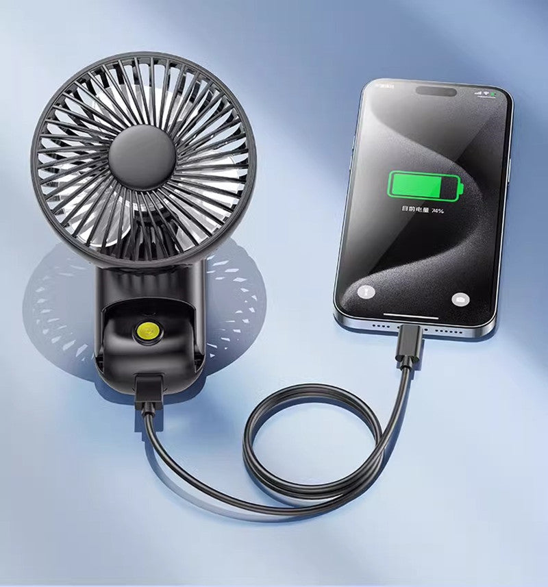 2025 Neuer Tragbarer Zusammenklappbarer Wiederaufladbarer Mini Ventilator | Karnz